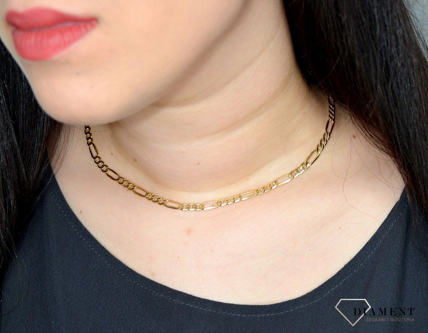 Złoty łańcuszek 585 Figaro 5 mm DIA-LAN-3141-585 5mm (1).jpg